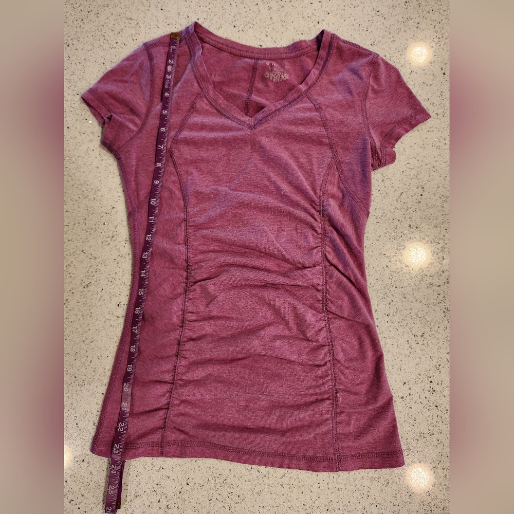 Pink cap sleeve Tek Gear workout top - Picture 4 of 4